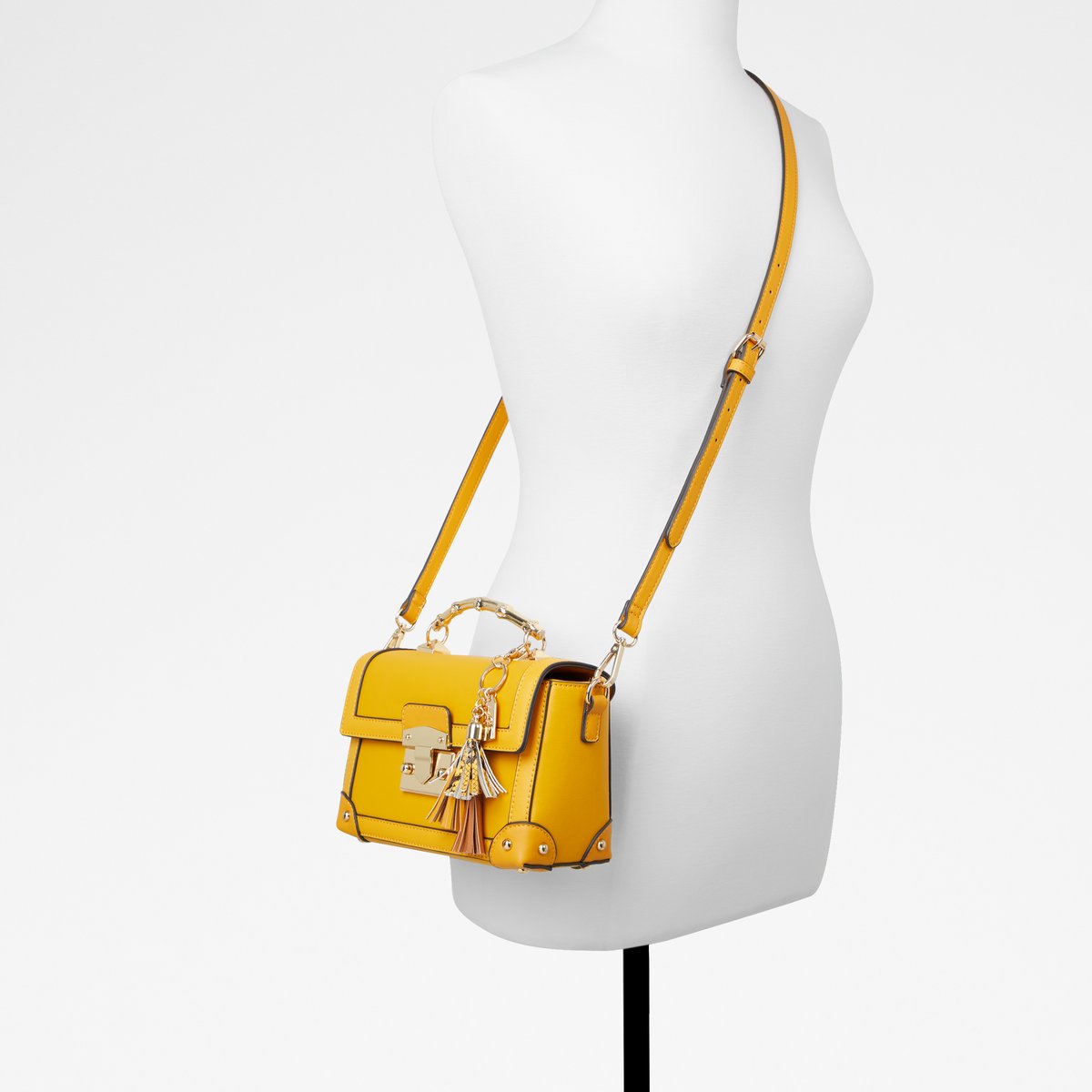 aldo yellow purse